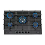 Parrilla Cristal Templado de 5 Quemadores Empotrable 76cm Supra 5Q-PG-76 - Imagen 2