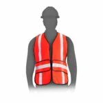Chaleco de Seguridad Naranja con Reflejante Santul 8898 - Imagen 3