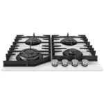 Parrilla Cristal Templado Blanco de 4 Quemadores Empotrable 59cm Nuur PARGA4VTB - Imagen 5