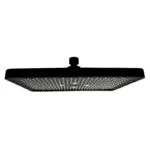 Regadera Rectangular 26X24cm Negro RT3001N