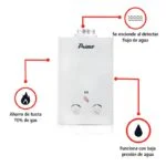 Calentador Instantáneo 6 L/min Gas LP 1 Servicio Primo 616630 - Imagen 2