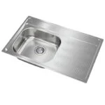 Fregadero Empotrar 80 x 51 cm 1 Tarja 1 Escurridero Derecho Total Galaxy 800 T-XP Teka 08921132 - Imagen 4
