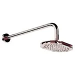 Regadera de Chorro Fijo con Brazo y Chapetón Aura H3005-TR035-AU Helvex