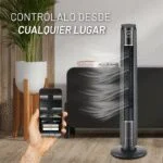 Ventilador de Torre 42" con Inclinación y Wi-Fi 45W Nuur VENTI42TORDI - Imagen 4