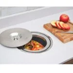 Basurero de Acero Inoxidable Empotrar 31.6 x 31.6 x 23.3cm 8L Tramontina 94518000 - Imagen 2