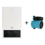 Kit Calentador Instantáneo 8 l/min + Bomba Presurizadora 1/6 HP Nuur