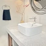 Lavabo de  Sobreponer Santorini Blanco 1 Perforación Helvex LV SANTORINI1 - Imagen 2