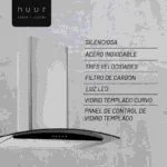 Campana Acero Inoxidable de Pared 76cm Nuur CAMEXPA76AV - Imagen 6