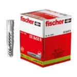Taquete Universal de Nylon UX 8 R Caja con 100 Piezas Fischer 77870