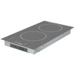 Parrilla de Inducción Magnética Vertical Negro Mate de 2 Quemadores 28.8cm 127V Nuur PARIN2-BM - Imagen 2