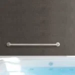 Barra Recta de Seguridad 700 mm Acero Inoxidable Helvex B-700-S - Imagen 2
