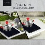 Parrilla de Inducción Magnética 1 Quemador 28cm 127V Nuur PARIN1 - Imagen 3