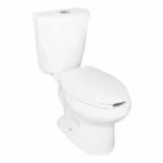WC Alargado Sin Asiento Botón Superior Blanco Helvex AUSTRAL