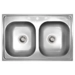 Paquete Tekaway 33.22 2C 7 MJ Incluye Tarja 84x56x17cm, Monomando Extraíble MB612, 2 Contra canastas y Escurridor de Platos Teka 115050008 - Imagen 3