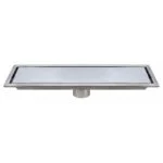 Coladera Rectangular 30cm Acero Inoxidable Satinado Meer RS2-1030