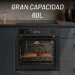 Horno de Gas Empotrable con Panel Digital 21 Funciones 58L Negro Mate Nuur HOGAS60DILP-M - Imagen 11