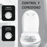 Asiento Bidé con Tapa de Cierre Suave Nuur BIDEMAN - Imagen 3