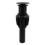 Contra Lavabo de Push sin Rebosadero Negro Mate Meer CANPOP-010