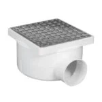 Cespol Bote Compacto Cuadrado Rejilla Acero Inoxidable 1 Salida a 2" Fleximatic 2608