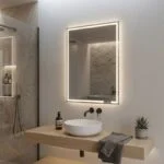 Espejo Rectangular Luz LED con Sensor de Proximidad Helios 60x80cm Esbaño 35001 - Imagen 2