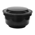 Coladera Universal con Push Redonda Minimalista Rejilla Acero Inoxidable Negro Fleximatic 2249N - Imagen 2
