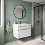 Gabinete Suspendido Aldama Bento Blanco 50x38x40cm con Lavabo Neo Concepto MB1P500B - Imagen 3