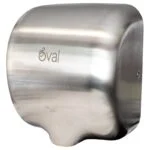 Secador de Manos Acero Inoxidable Satinado Turbo Oval DV035