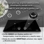 Parrilla de Inducción Magnética de 2 Quemadores Empotrable 73cm 127V Supra BEYOND 73 - Imagen 8