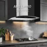 Campana Acero Inoxidable de Pared 90cm Nuur CAMEXPA90AV - Imagen 3