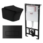 Kit Tanque Oculto A101, Taza Suspendida WC012N y Pulsador M578 Tecnobath-Alcaplast PWCS12-SADRO