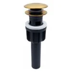 Contra Lavabo de Push sin Rebosadero Dorado Meer CANPOP-012