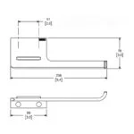 Portapapel con Repisa para Celular Cromo Helvex 17 - Imagen 3
