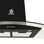 Campana de Pared Acero Inoxidable Negro 90cm Supra CC-90-BLACK - Imagen 2