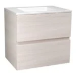 Gabinete Suspendido Primmo Nevis 60cm 2 Cajones con Lavabo Helvex PRIMMO 60 2C NEVIS