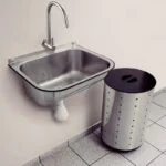 Lavadero/Fregadero de Acero Inoxidable a Pared 50 x 40 x 22.5cm 94401107 Tramontina - Imagen 2