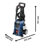 Hidrolavadora de Alta Presión 1800PSI 1500W Bosch GHP 180 - Imagen 6
