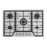 Parrilla Acero Inoxidable de 5 Quemadores Empotrable 76cm Nuur PARGA5AI