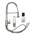 Monomando Retráctil para Fregadero Niquelado Meer MZM8116F - Imagen 5