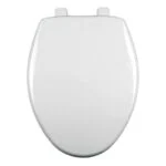 Asiento para WC Alargado Cierre Lento Frente Abierto Blanco Bemis 1587SL000 - Imagen 3