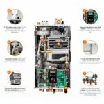 Caldera Mixta de Condensación Navien 199,900 BTU/h ACS* - 130,000 BTU/h Calefacción, Gas LP o Natural, Modelo NCB-240/130H - Imagen 2