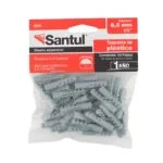 Taquetes Expansivos 1/4" (6,3 mm) Bolsa con 50 Piezas Santul 6936