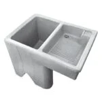 Lavadero de Plástico Pila 74 x 100 x 80 cm 135 Litros Plastilav