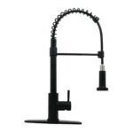 Monomando para Cocina Negro Mate Metalflu 04016 - Imagen 2