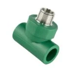 Tee de PPR Rosca Central Macho 20 mm x 1/2" - Imagen 2