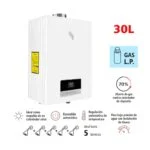 Calentador Instantáneo 5 Servicios 30 l/min Gas LP Smart Home IUSA 619558 IUSIN-30P - Imagen 6