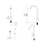 Llave Individual Tipo Bar ABS Gris Oxford Valmex VP70.541GO - Imagen 3