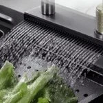 Paquete Fregadero de Empotrar Acero Inoxidable Satinado 80 x 45 x 23 cm con Monomando con función Cascada, Dispensador de Jabón, Limpia Vasos, Depósito, Tabla y Escurridor Meer TS7545-1S - Imagen 3