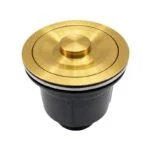 Paquete Fregadero de Empotrar Acero Inoxidable Dorado 84 x 48 x 20 cm con Monomando, Dispensador de Jabón y Escurridor de Platos Meer TS8448-3D - Imagen 6