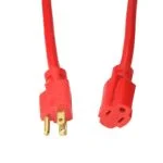 Extensión Eléctrica de Uso Rudo 3 X 12 AWG Roja 4.6 Metros Sanelec 2238 - Imagen 2
