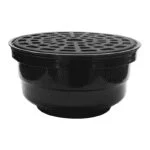 Coladera Universal Redonda Rejilla ABS Negro Mate Fleximatic 2259N - Imagen 2